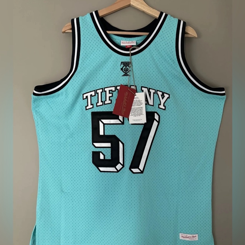 Tiffany & Co. Basketball Jersey- Mens L. Mitchell & Ness